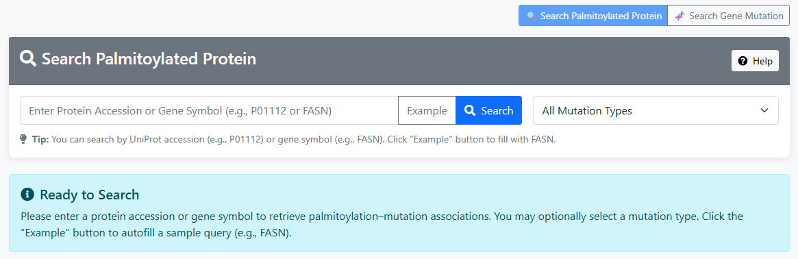 Tool 4 Protein Search Interface