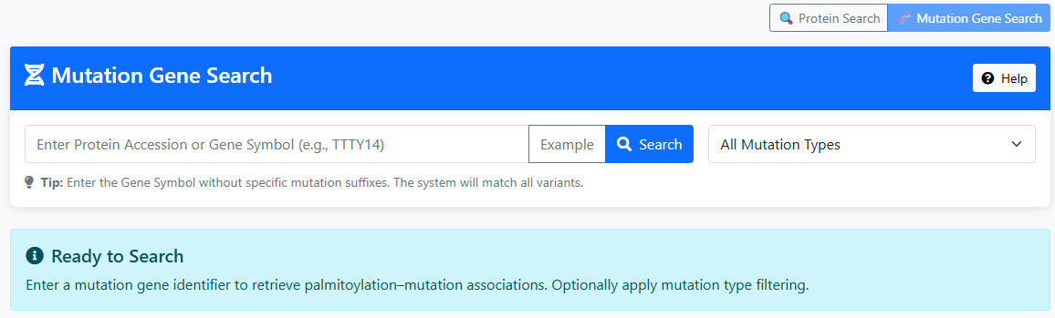 Tool 4 Mutation Search Interface