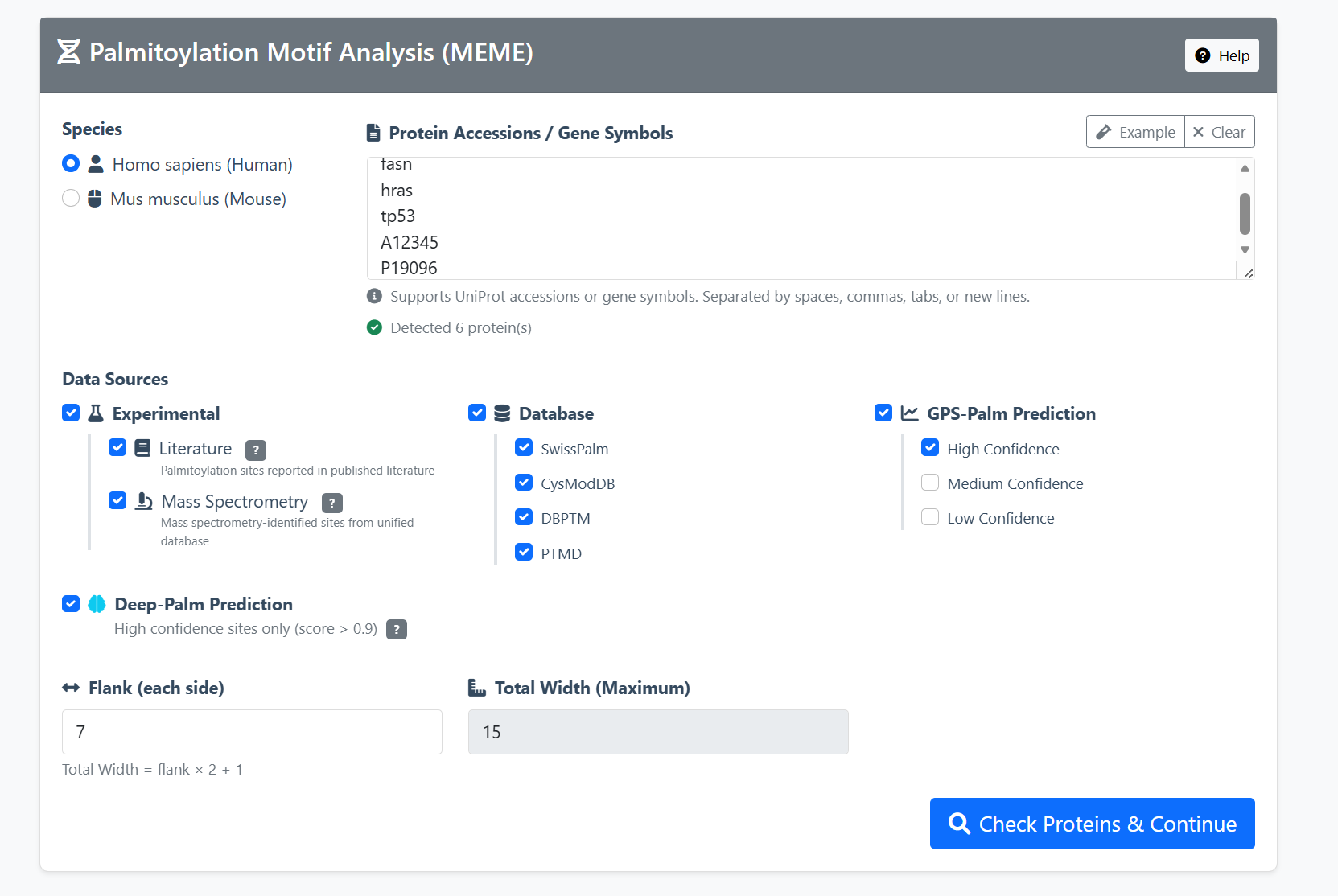Tool Configuration Interface